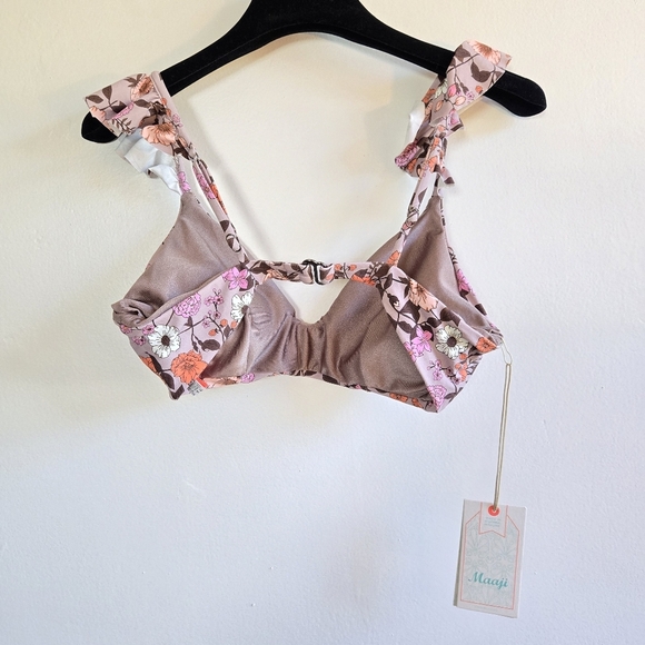 New Maaji Ditsy Halles Sunny Reversible Swim Bikini Set NWT Large - Picture 12 of 16